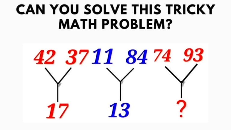 Brain Teaser: Can you solve this tricky math problem?