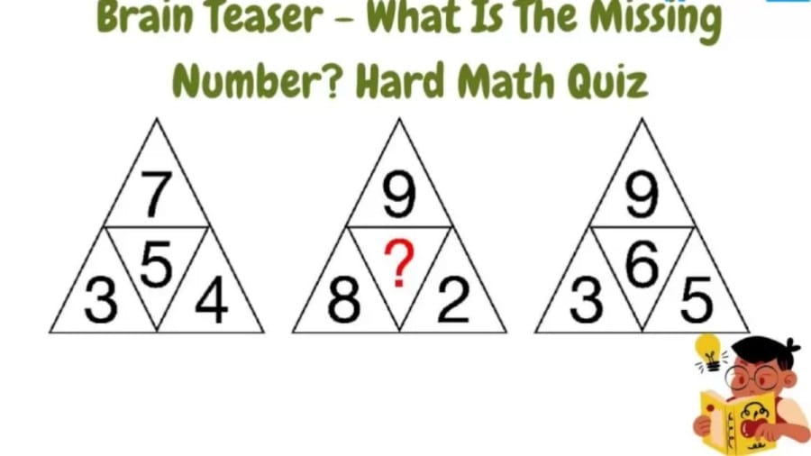 Brain Teaser Math Quiz: What is the Missing Number?