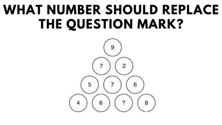 Brain Teaser Pyramid Math Puzzle: What Number Should Replace The Question Mark?