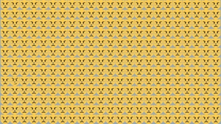 Optical illusion Challenge: Try to identify the Odd Emoji in this picture within 8 seconds